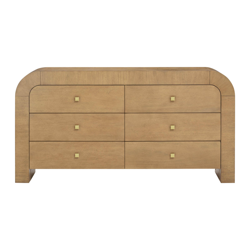 Hump Natural 6-Drawer Dresser