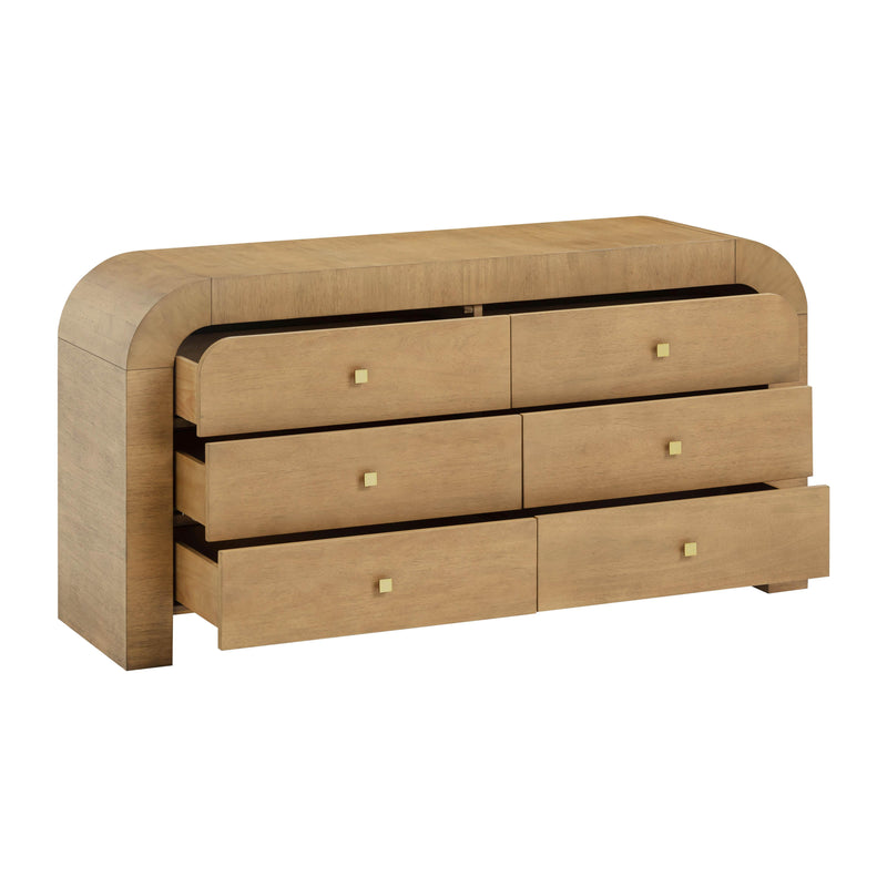 Hump Natural 6-Drawer Dresser