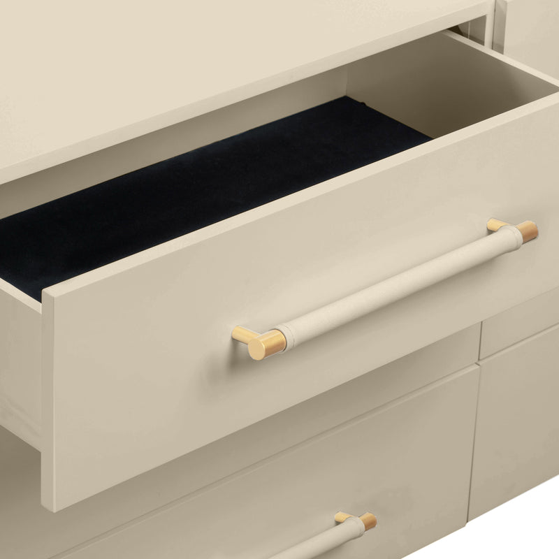 Trident Taupe 6 Drawer Dresser