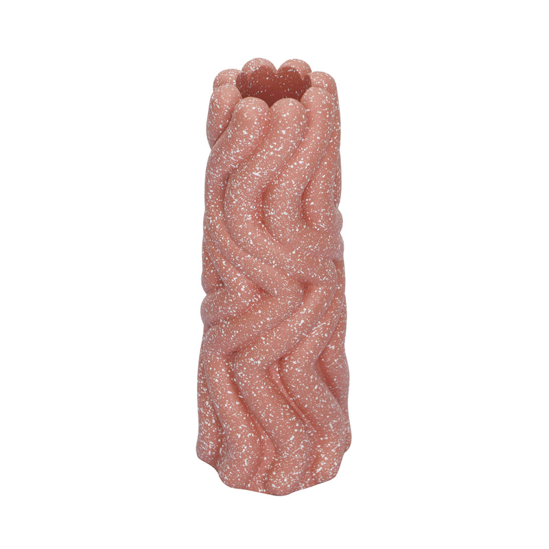 Gabby Speckled Salmon Pink Vase