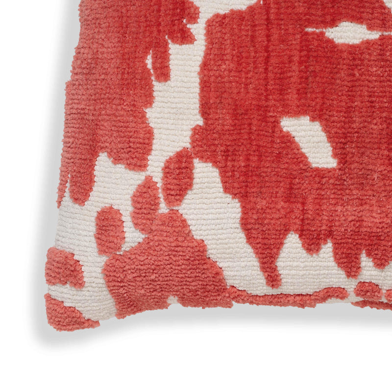 Coast Coral Pink Tufted 26" Square Pillow