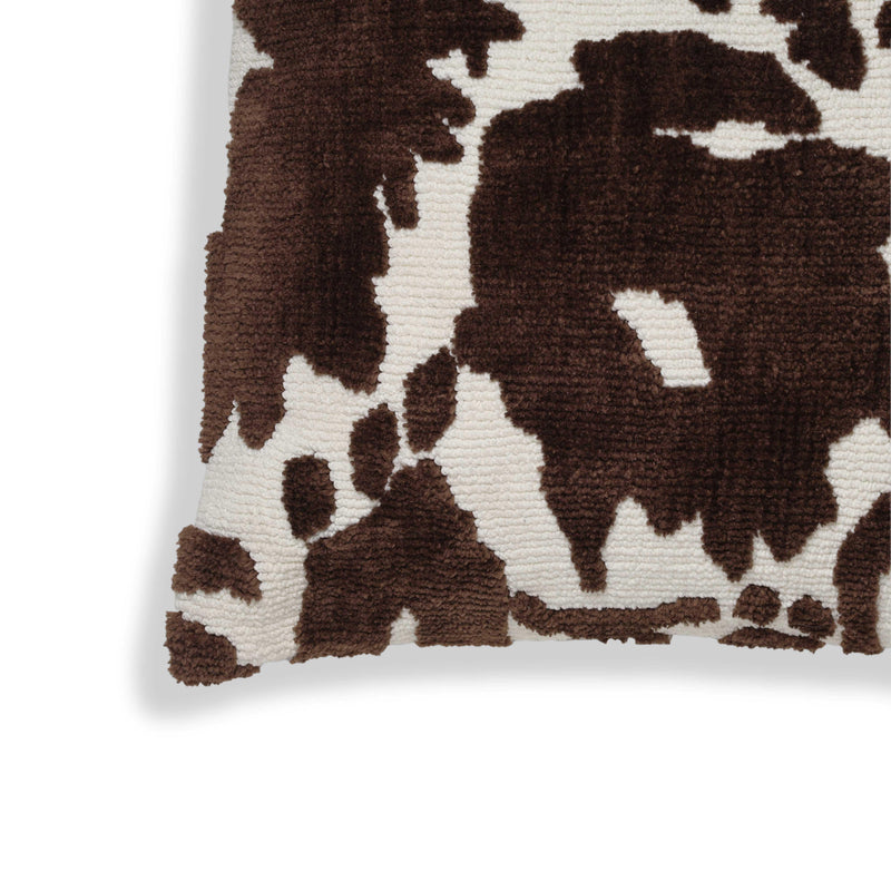 Coast Chocolate Brown Tufted 26" Square Pillow