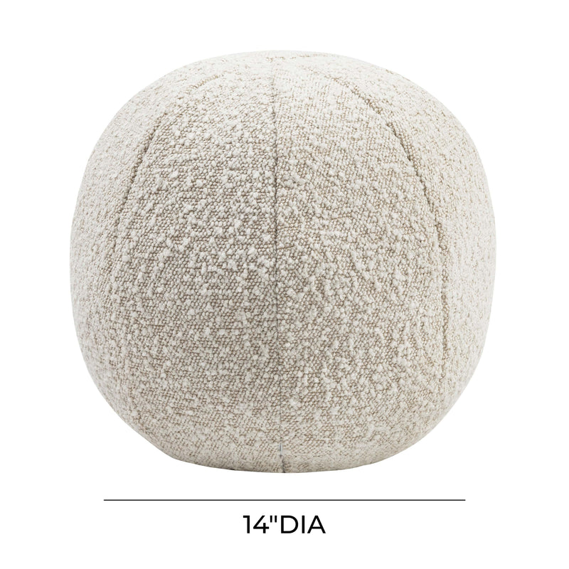 Boba Beige Boucle 14 inch Pillow