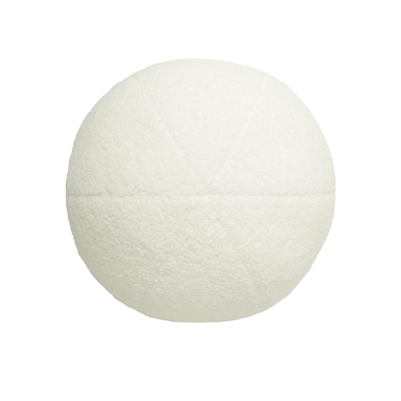 Boba Cream Vegan Shearling 14 inch Pillow
