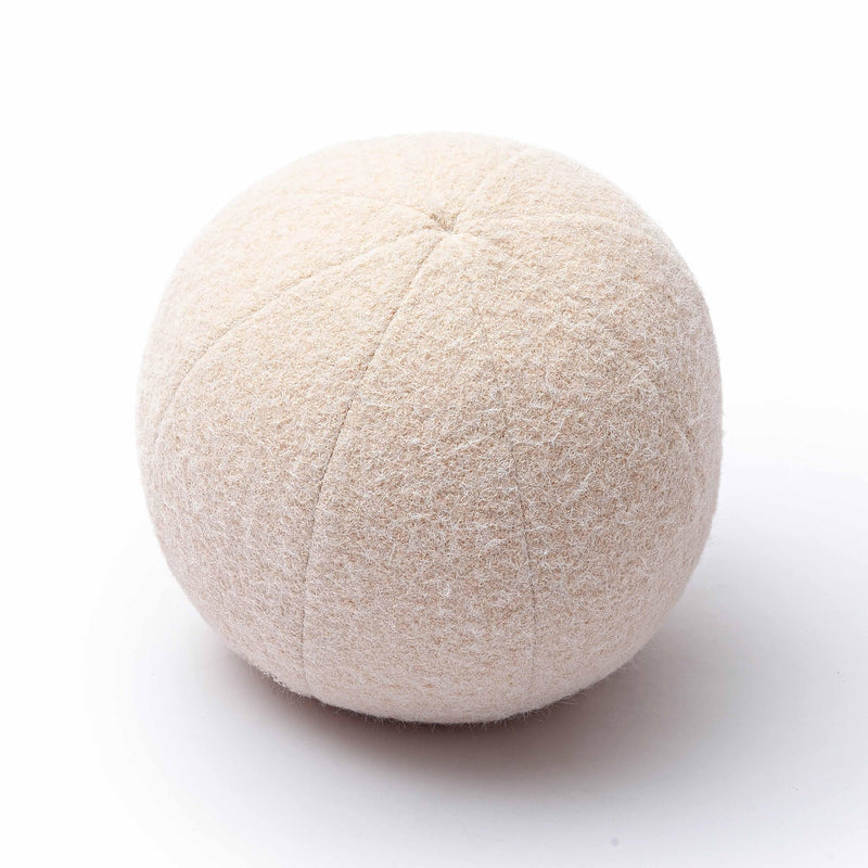 Boba Rose-Tan Long Mohair 9 inch Pillow