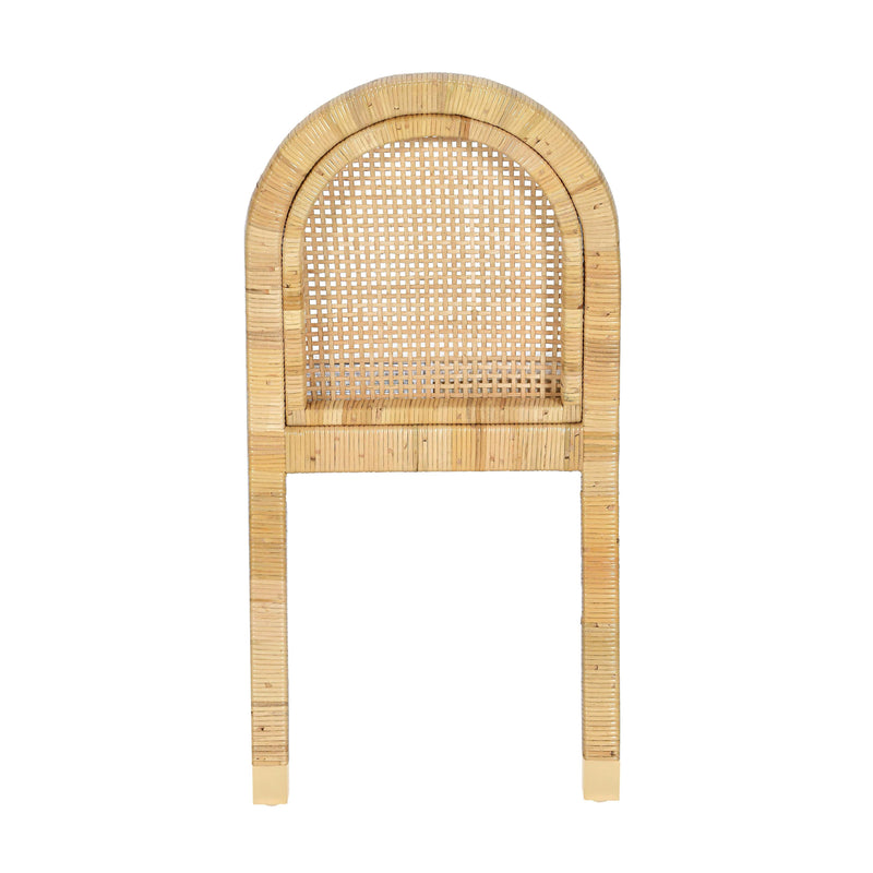 Amara Cream Linen Arched Dining Chair