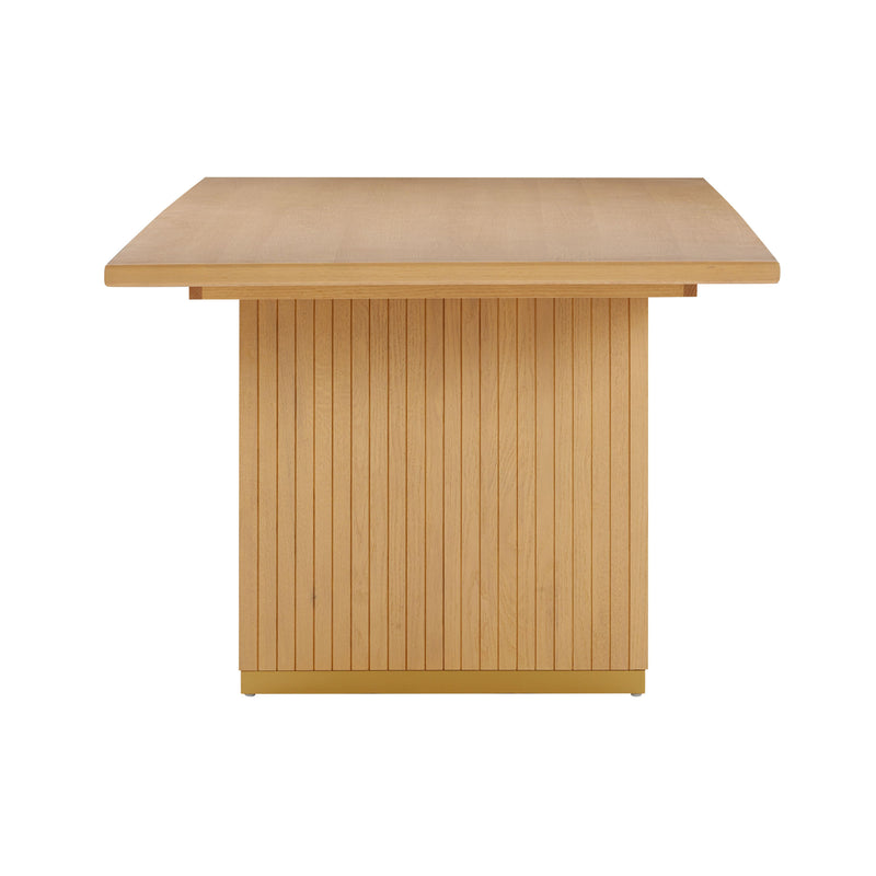 Chelsea Natural Oak Wood 96 inch Rectangular Dining Table