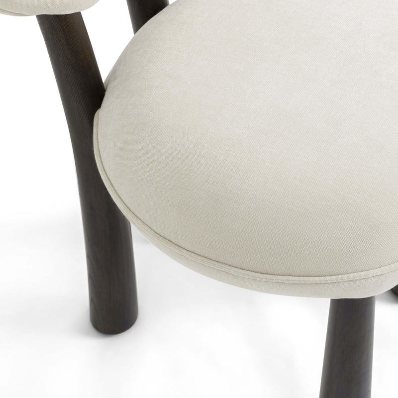 Sulley Cream Perfomance Chenille Dining Chair