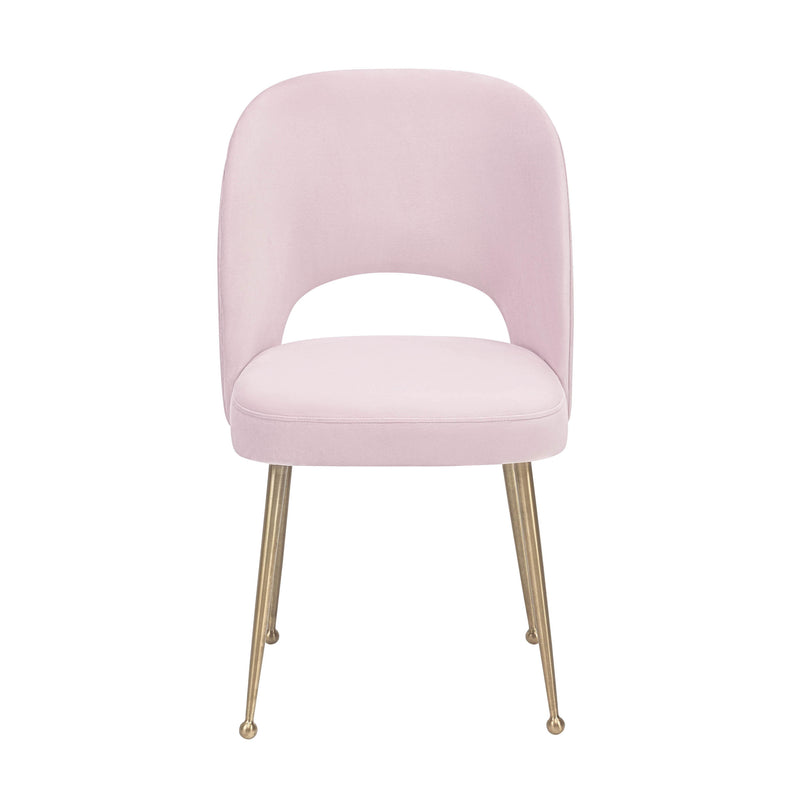 Swell Blush Velvet Chair