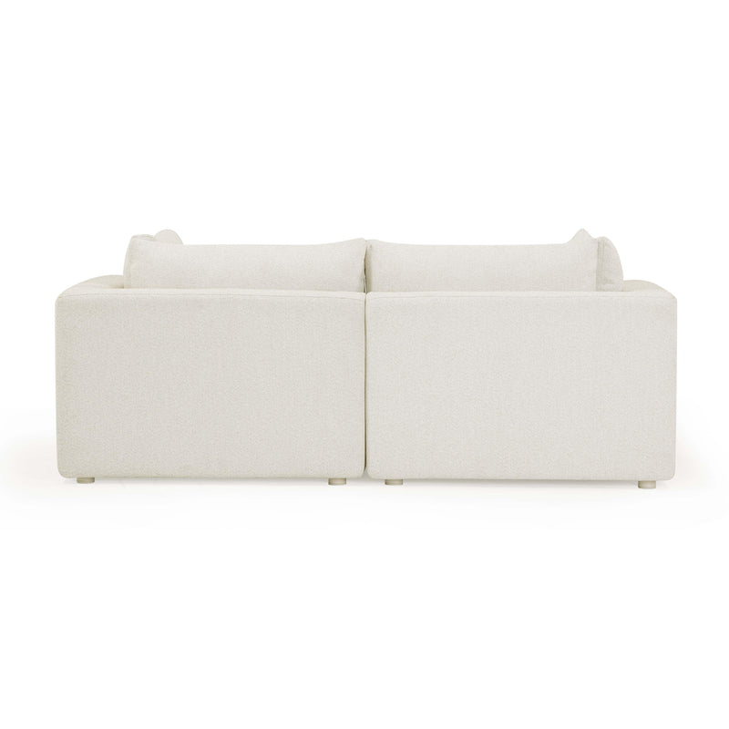 Hangover Cream Outdoor Modular Loveseat