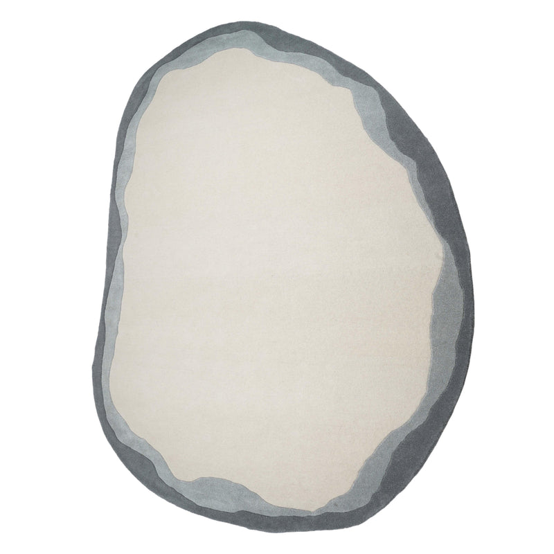 Tarba Grey 8'x10' Organic Floor Rug