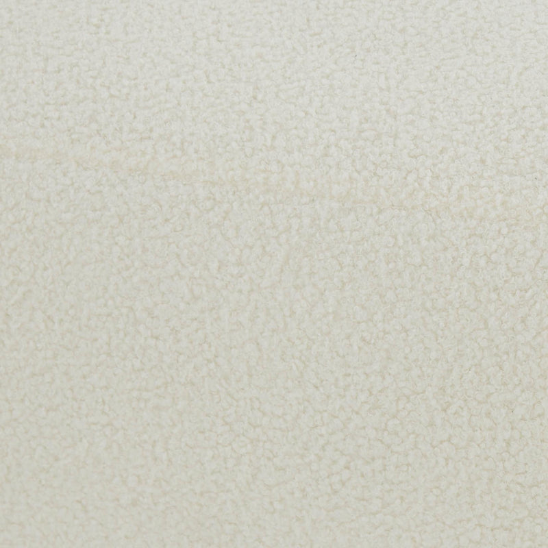 Calliope Cream Vegan Shearling Modular Armless Chair
