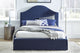 Sur Full-Size Upholstered Skirted Storage Panel Bed in Navy