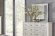 Paragon Beveled Glass Mirror in White