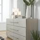 Destination Six Drawer Dresser in Cotton Grey (2024)