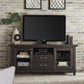 Yosemite Solid Wood Two Drawer Media Console in Cafe