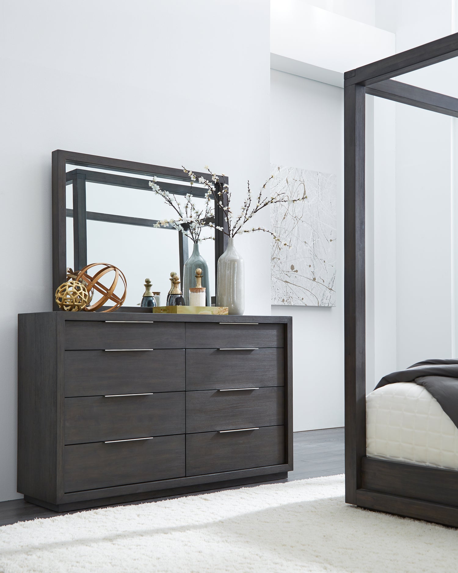 Oxford Eight Drawer Dresser in Basalt Grey (2024)