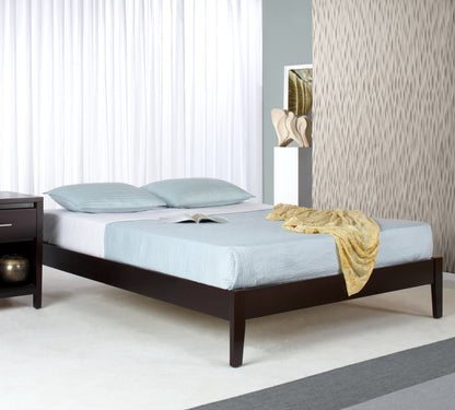 Nevis Simple Platform Bed in Espresso