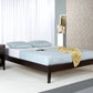 Nevis Full Size Simple Platform Bed in Espresso