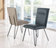 Demi Hairpin Leg Modern Dining Chair in Taupe
