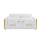1130 DivanItalia White Sofa – Top Grain Italian Leather