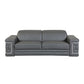 692 DivanItalia Camel Sofa with Adjustable Headrest in Top-Grain Italian Leather