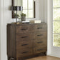 Broderick Eight-Drawer Chesser in Wild Oats Brown (2024)