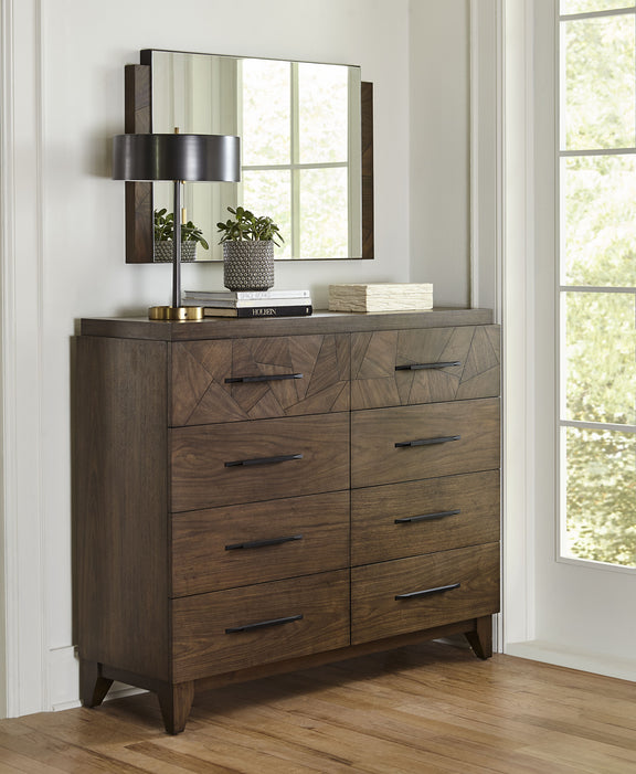 Broderick Eight-Drawer Chesser in Wild Oats Brown (2024)