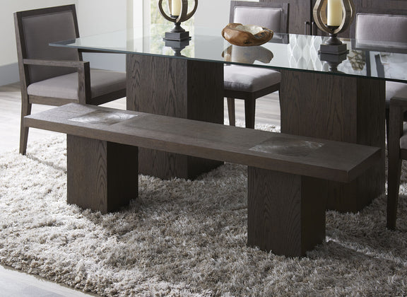 Modesto Wooden Dining Bench in French Roast