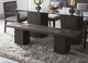 Modesto Wooden Dining Bench in French Roast