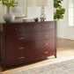 Brighton Nine Drawer Dresser In Cinnamon (2024)