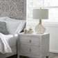 Boho Chic Nighstand in Washed White