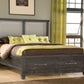 Yosemite California King-size Upholstered Footboard Storage Bed in Cafe