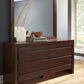 Element Mirror in Chocolate Brown