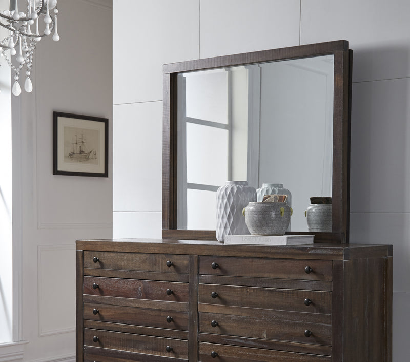 Townsend Solid Wood Mirror in Java