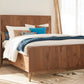 Adler California King-size Panel Bed in Natural Walnut