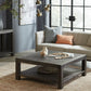Meadow Solid Wood Coffee Table in Graphite