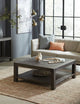 Meadow Solid Wood Coffee Table in Graphite