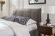 Adona Full-size Upholstered Headboard in Dolphin Linen (2026)