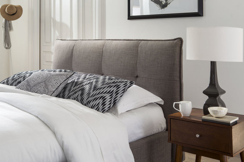 Adona Queen-size Upholstered Headboard in Dolphin Linen (2026)