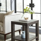 Meadow Solid Wood End Table in Graphite