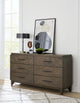 Broderick Six-Drawer Dresser  in Wild Oats Brown (2024)