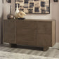Oakland Three-Drawer Sideboard in Brunette