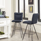Demi Hairpin Leg Swivel Bar Stool in Cobalt