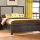 Yosemite King-size Upholstered Panel Bed in Cafe