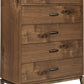 Adler Five Drawer Chest in Natural Walnut (2024)