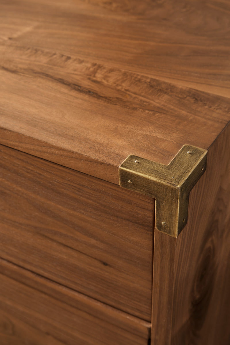 Adler Six Drawer Dresser in Natural Walnut (2024)