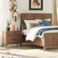 Adler Two Drawer Nightstand in Natural Walnut