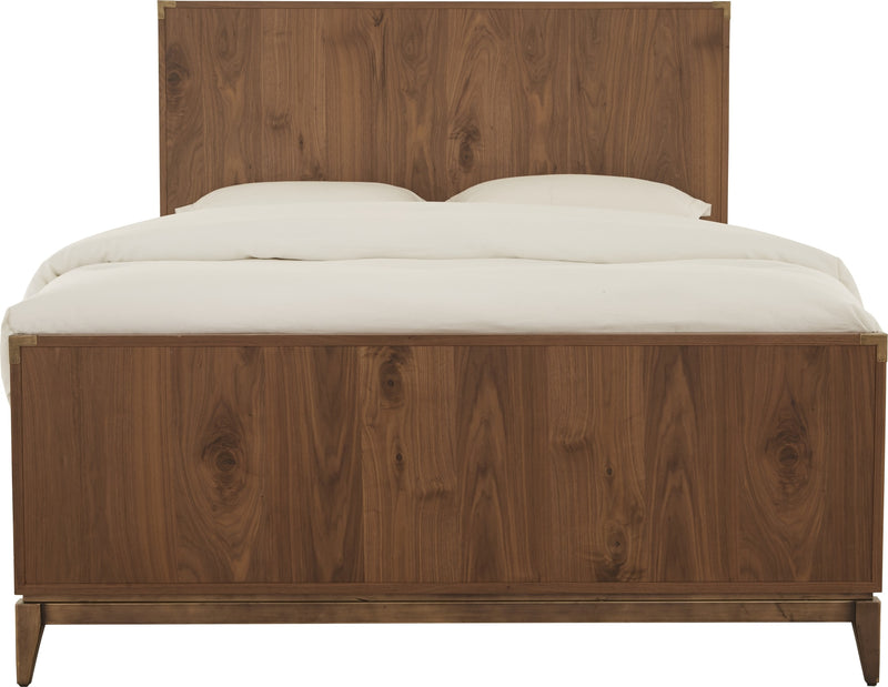 Adler Full-size Panel Bed in Natural Walnut