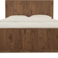 Adler California King-size Panel Bed in Natural Walnut